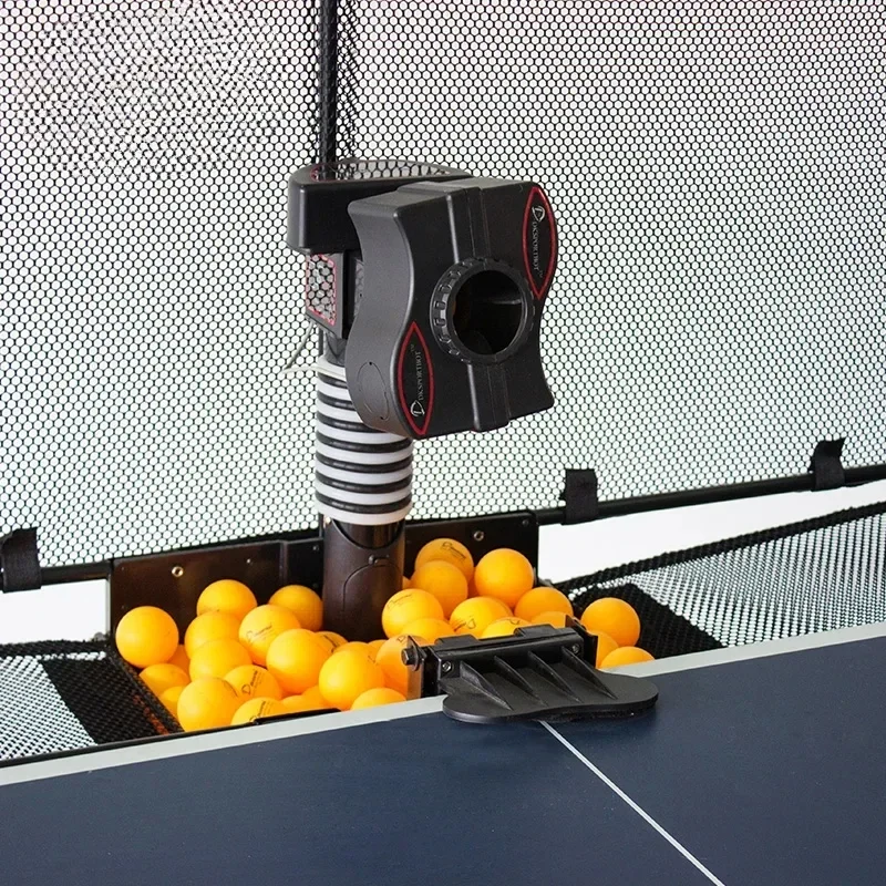 Hot sale Table Tennis Robot Trainer PingPong Ball Machine with 80 Balls Net and Remote Automatic Shooter HOT SALE
