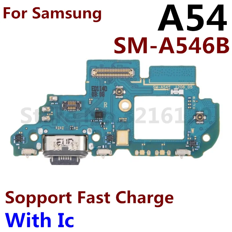 Charging Board Port For Samsung Galaxy A33 SM-A336 A42 SM-A426 A52 SM-A525 4G A54 5G USB Dock Charger Connector Flex Cable