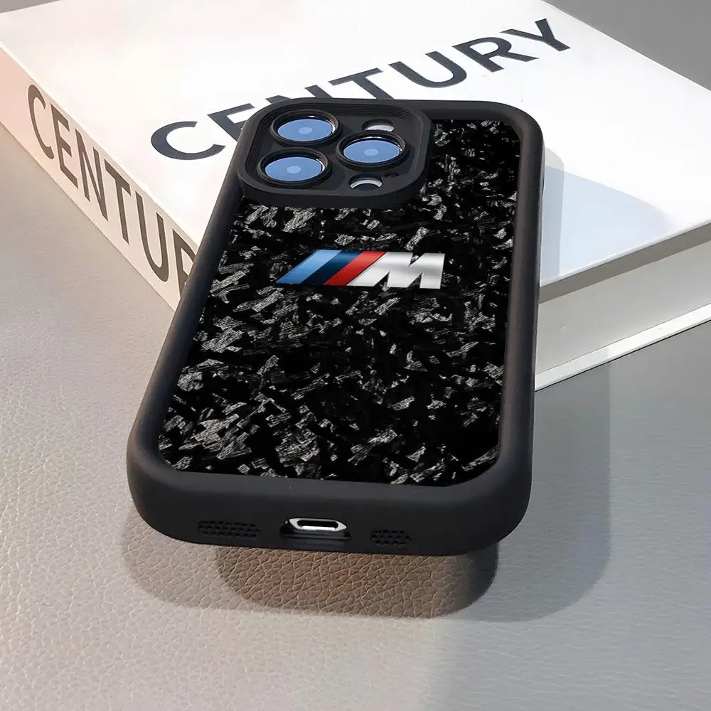 Image of B-BMW-Motorrad Logo Handyhülle Einfarbig Mattiertes Silikon für iPhone 17 16 13 12 15 14 Pro Max Plus Rundum-Schutz