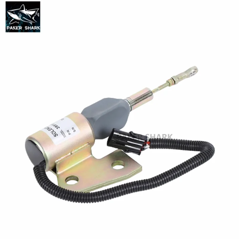 

For Cummins Hyund R130 R150 Liugong LG225 LG915 Engine Fuel Shutdown Solenoid Valve Excavator Part Stop Solenoid 3991167 3991168