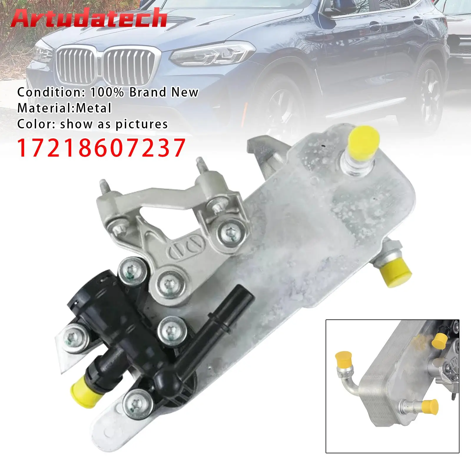 

Artudatech Transmission Oil Cooler 17218607237 For BMW X3 X4 xDriver 430i 2.0L 2018-2023 Car Accessories