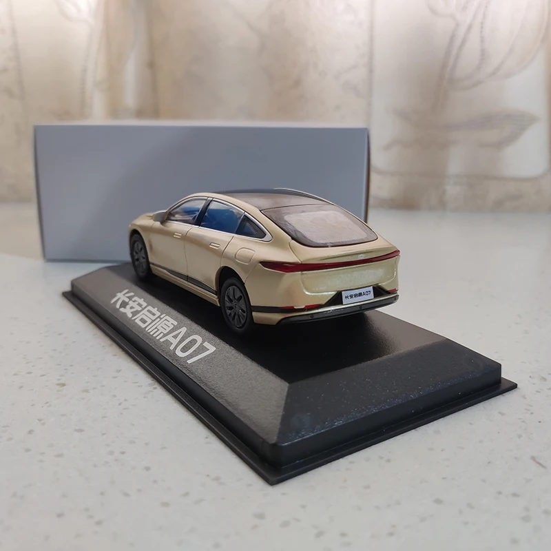 1:43 Scale Changan A07 Plastic Car Model Toys Ornament Souvenir Gifts