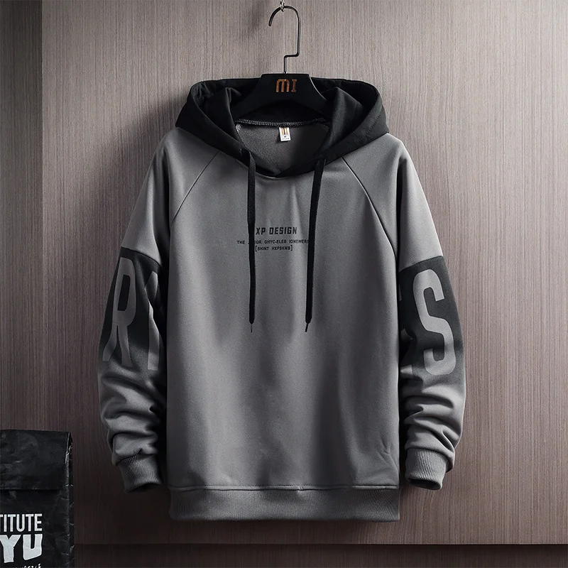 

Men's Hoodies Spring Autumn Fashion Harajuku Letter Print Hoodies Sweatshirts Men Streetwear Trend Men Clothing Hip Hop Tops