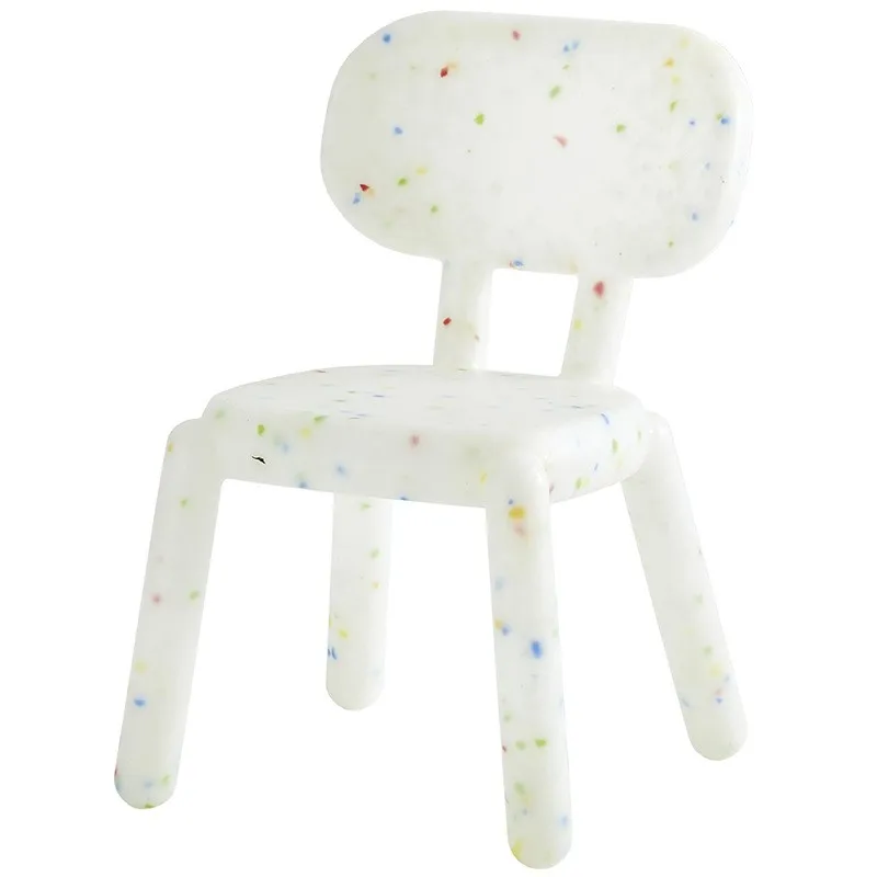 LazyChild-Chaise de designer nordique pour enfants, petit banc de dessin animé en plastique pour la maison, chaise d\'extérieur pour bébé, tabouret