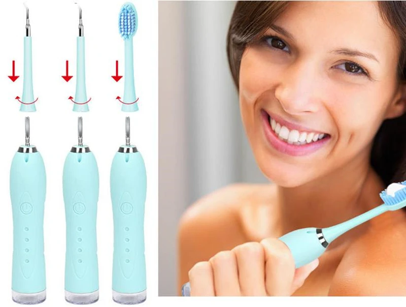New Teeth Whitening Machine Kit Household Electric Dental Calculus Remover Portable Dental Scaler Sonic Teeth Cleaner