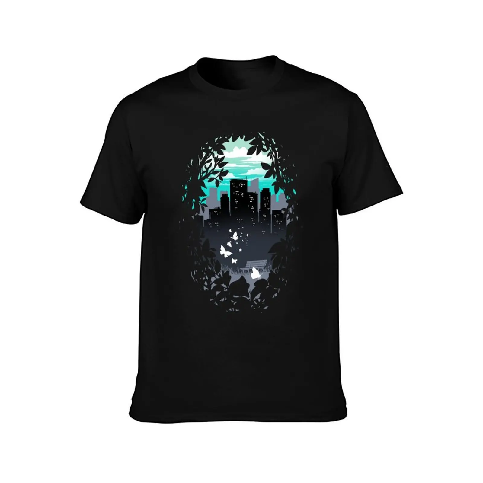 The Secret Place T-Shirt, Summer Casual Cotton Tee, Oversized Streetwear Tops, Vintage Graphic Print, Loose Fit Short Sleeve