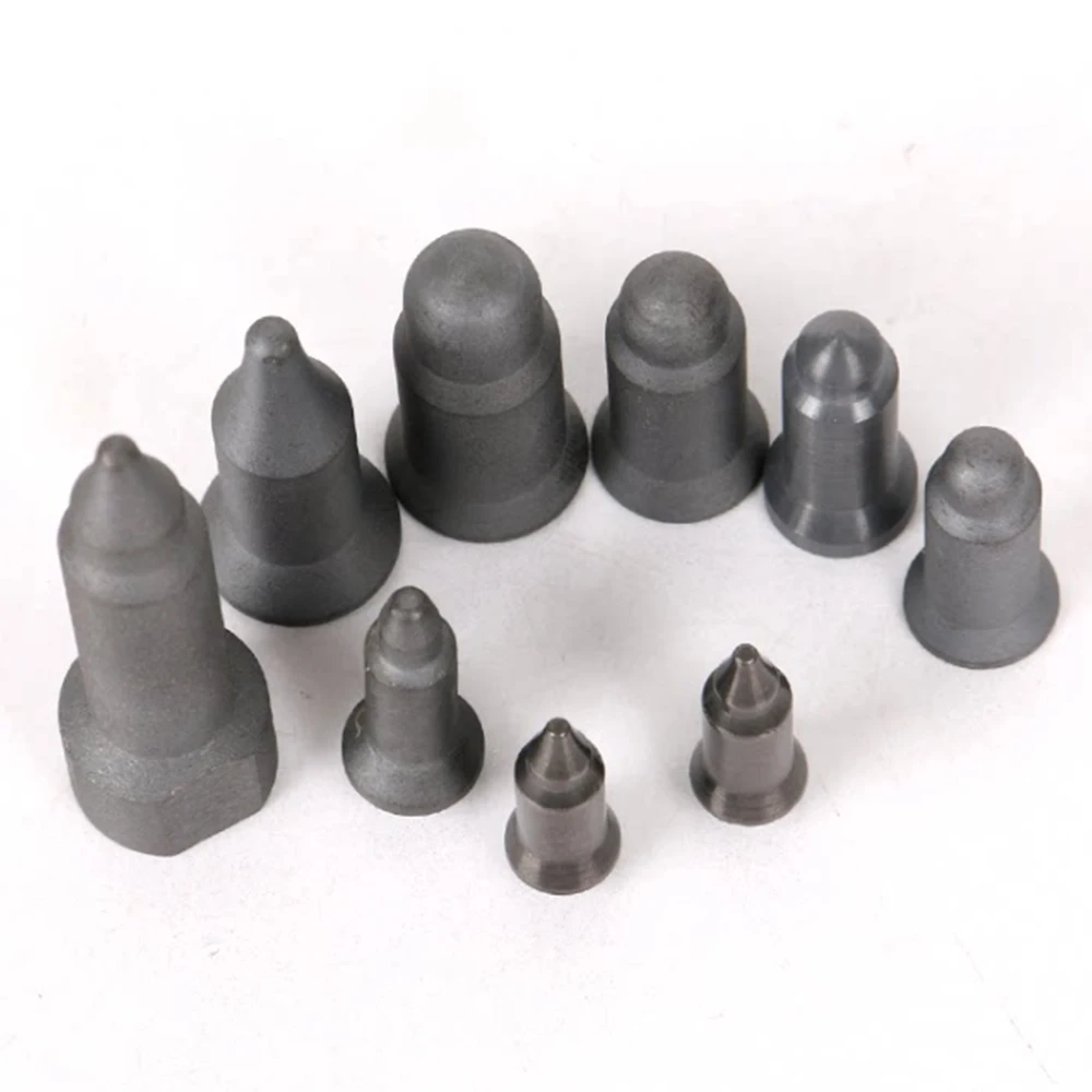1pc M4-M12 Nut Locating Pin Pointed Head&Round Head Insulator Sleeve Electrode Welding  Convex Welding Ceramic Positioning Core
