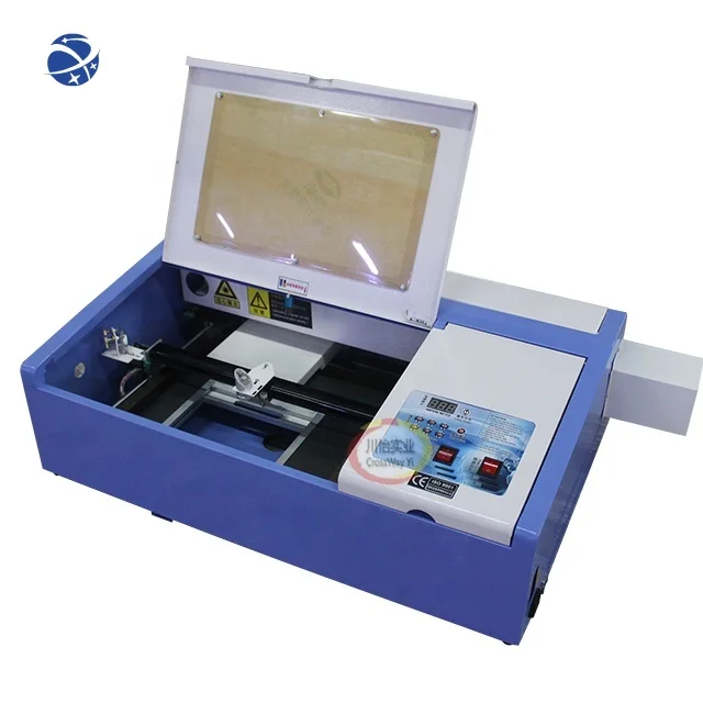 

yyhc Best Price Small Size 30cm*20cm Mini Co2 Laser Engraving Cutting Machine for Seals And Stamps