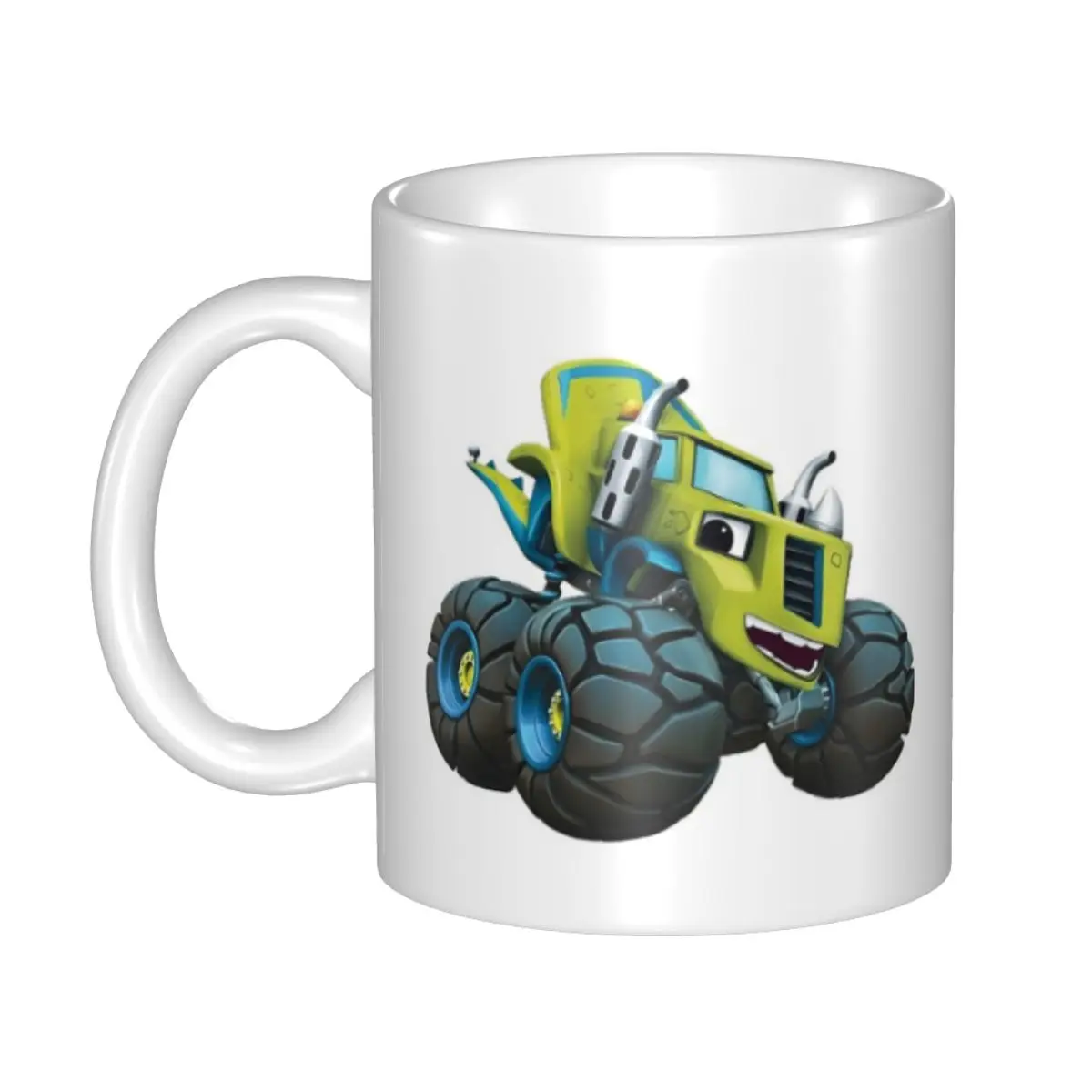 Taza de máquinas Blaze And The Monster, divertidas tazas de café de cerámica, tazas de té, taza de leche, regalos para amigos