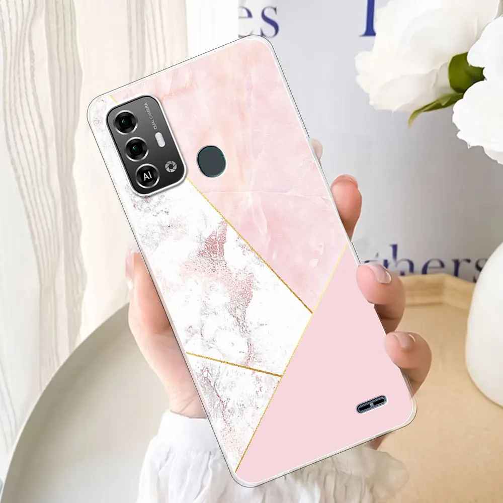 For ZTE Blade A53 Pro Case Soft Silicone Transparent Cover Coque For ZTE Blade A53 Phone Case For ZTE Blade A53 Pro Funda
