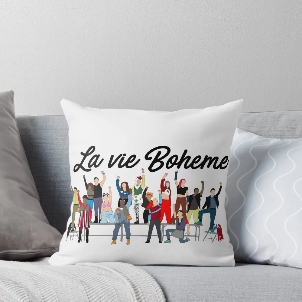 

la vie boheme with words Throw Pillow Luxury Pillow Case Bed pillowcases Luxury Room Decorative Cushions pillow