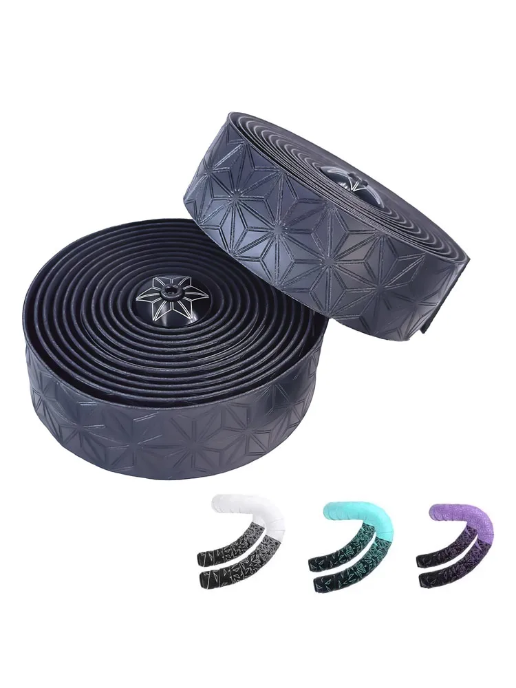 AliExpress NONE Anti-Slip Handlebar Tape PU Road Bike Shock Absorp Comfortable Non-slip -absorbing Sweat-absorbent Ultra-light Handlebar Tape
