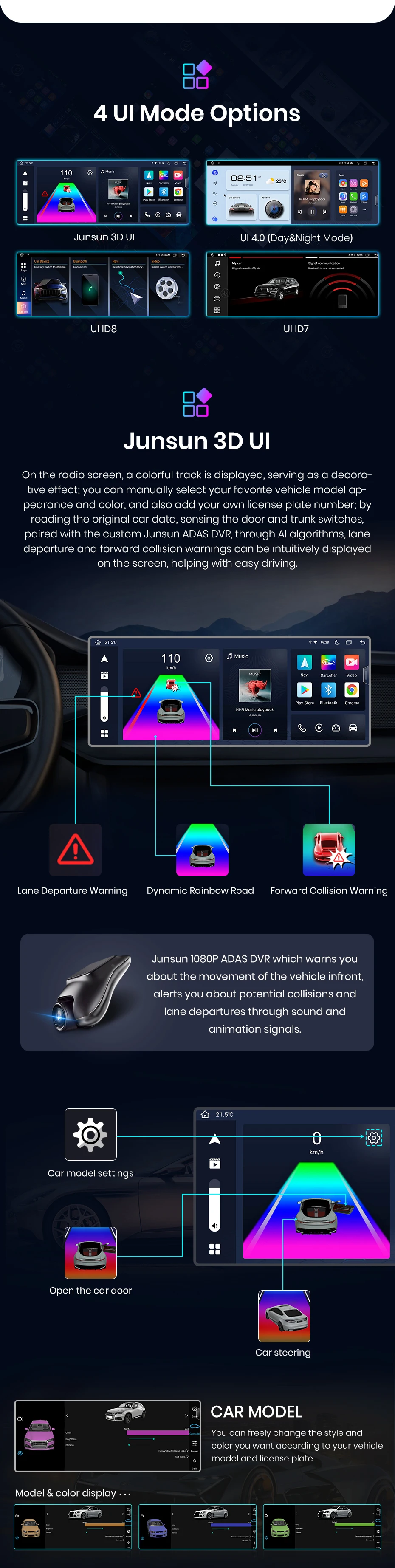 Junsun 8,8 zoll carplay für apple autoradio multimedia für bmw f45 f46 f87 2012-2018 nbt evo wireless android auto gps stereo – Detail 6
