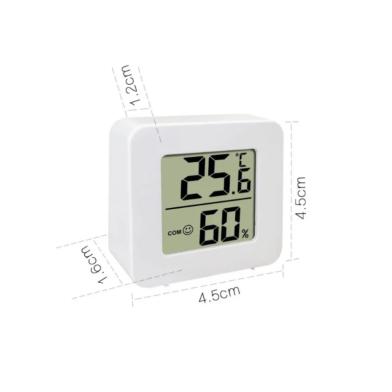 Mini LCD Hygrometer Thermometer Indoor Household New Digital Temperature Humidity Meter Digital Display Wall Mounted Sensor