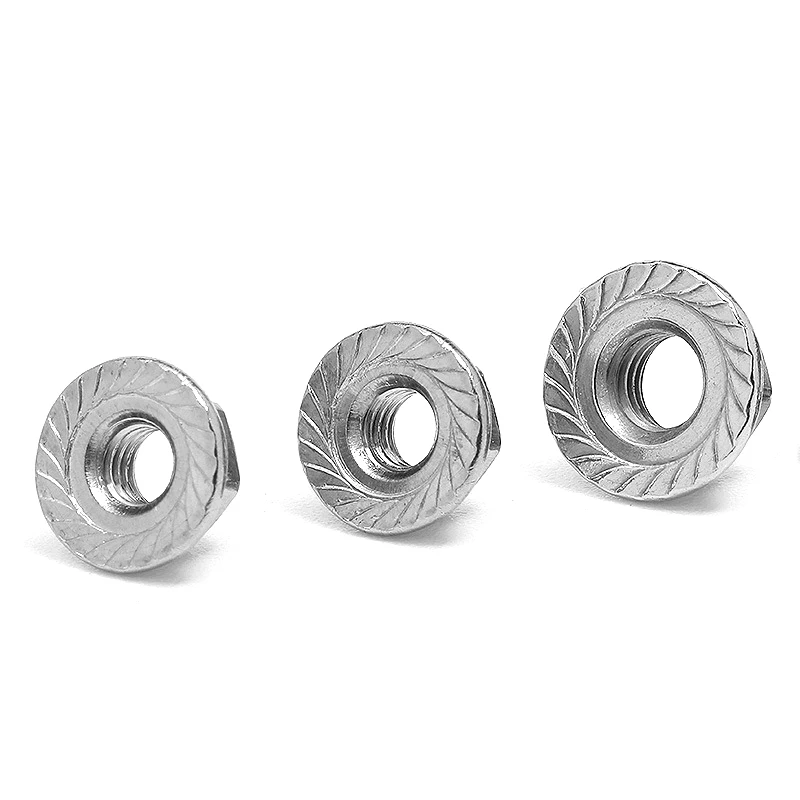 M6 M8 Metric Flange Hex Bolt and Nut Set 304 Stainless Steel / Black Zinc Plated Alloy Steel 10.9 Grade Screw Lock & Flat Washer