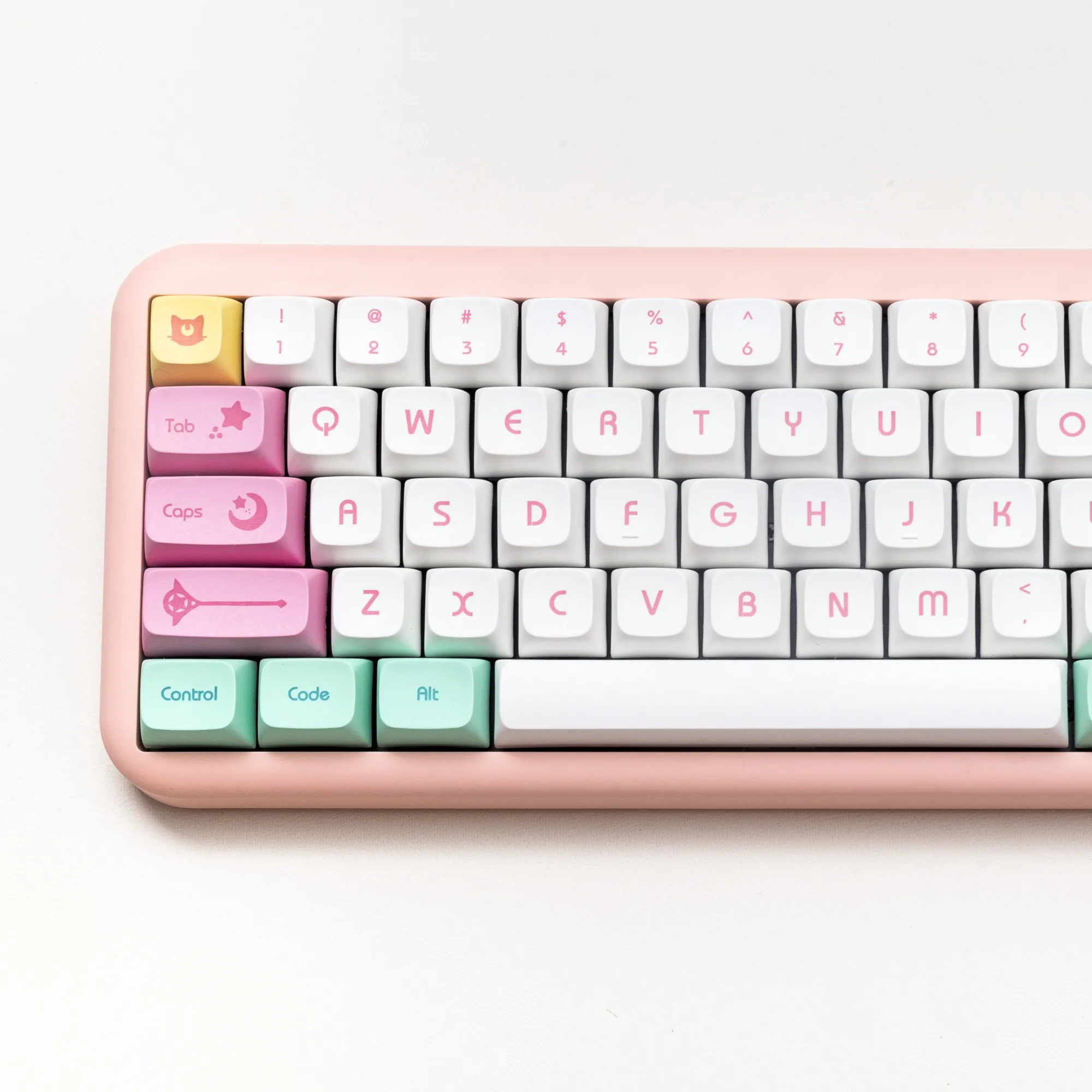 143 Keys Magical Girl Pink Keycap Cute keycaps XDA profile PBT Dye Sublimation Keycap For MX Switch Mechanical Keyboard Keycaps