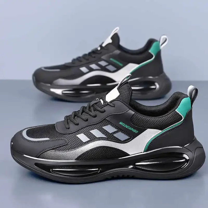 

Parkour Round Nose Ankle Shoes Breathable Men's Shoes Laces Boots Men Sneakers Sports Choes Comfortable China High-end