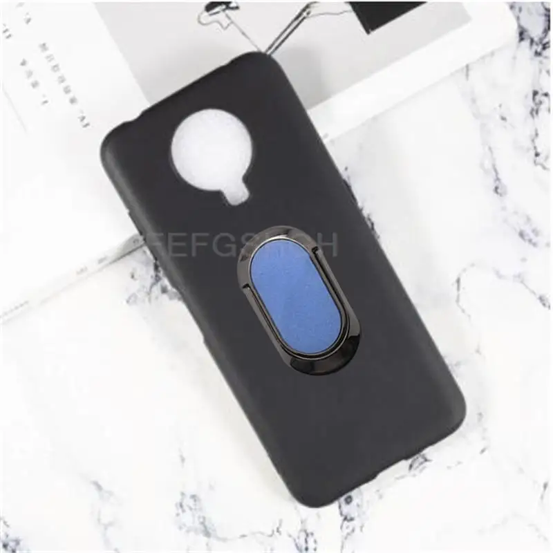 For Nokia G10 G20 TA-1336 1343 1347 1372 1365 Back Ring Holder Bracket Phone Case Smartphone TPU Soft Silicone Cover