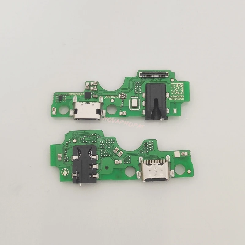 For ZTE Blade A76 4G Z2474 USB Dock Charger Port Headphone Audio Jack Microphone Flex Cable Fast Charging Board