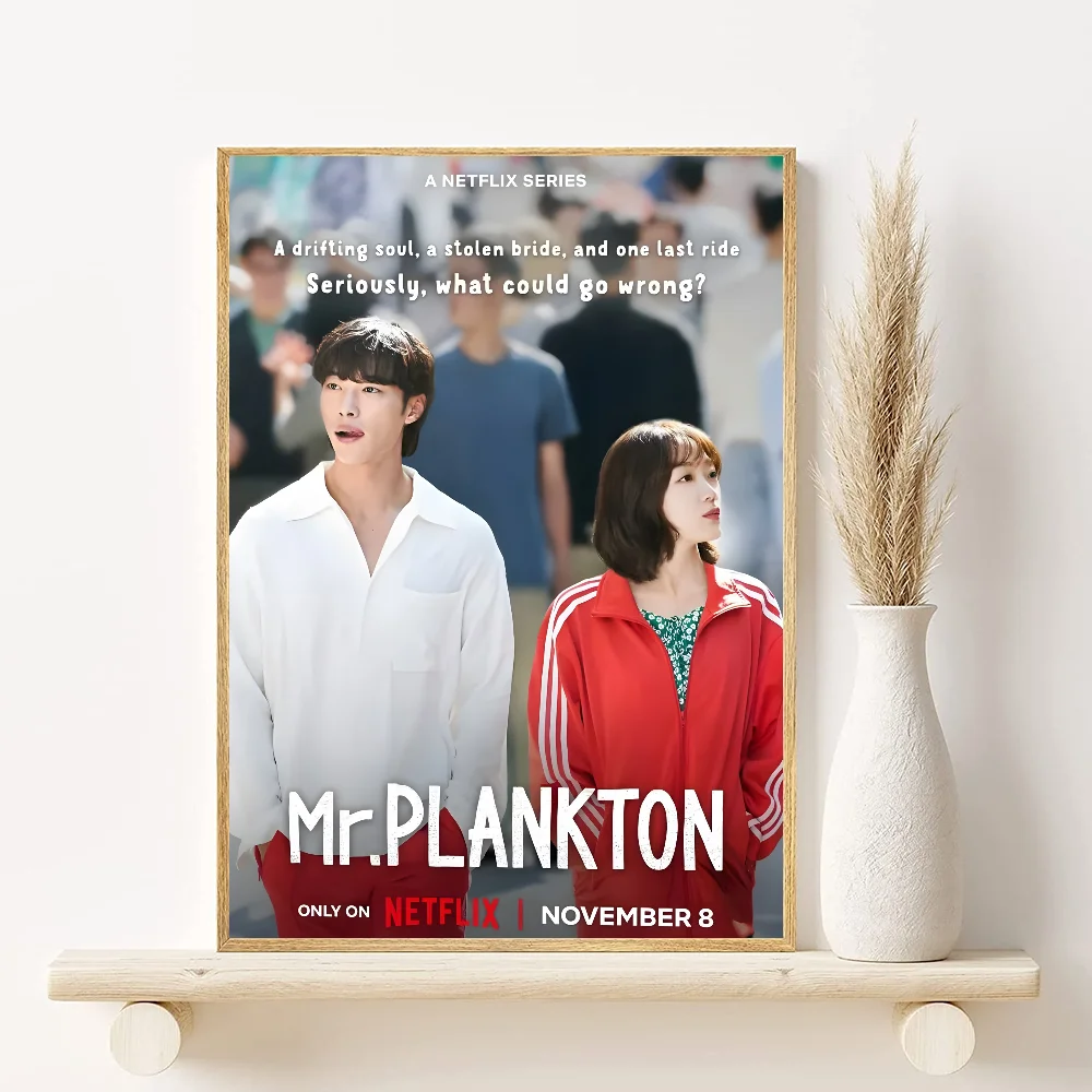 Mr. Plankton Korean TV Poster HD Art Sticky Wall Waterproof Home