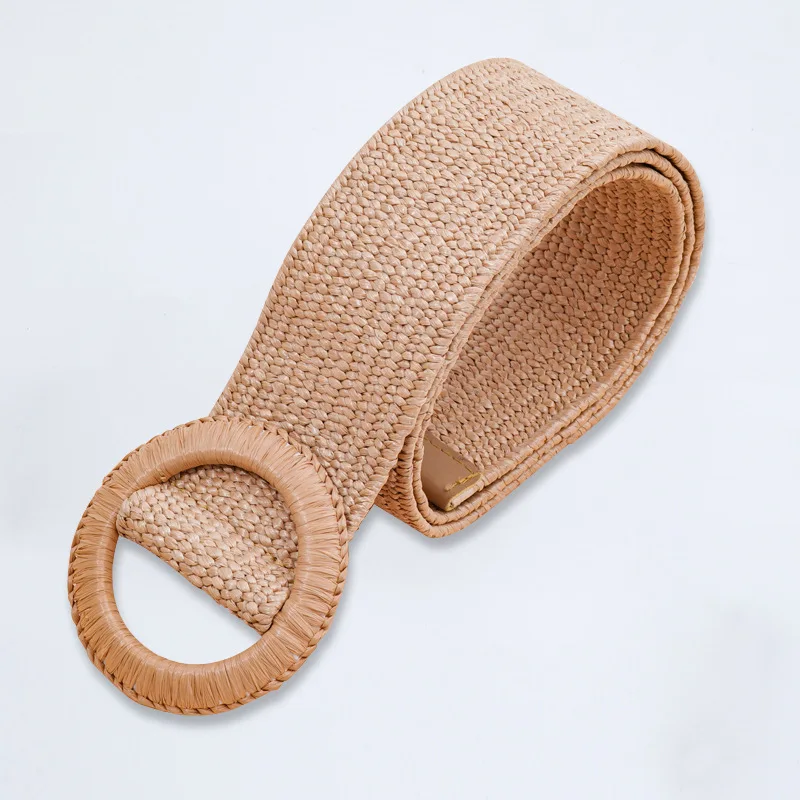 Ceinture tissée en toile et nylon pour pantalon à jambes larges, à la mode, pour la plage en plein air, tendance