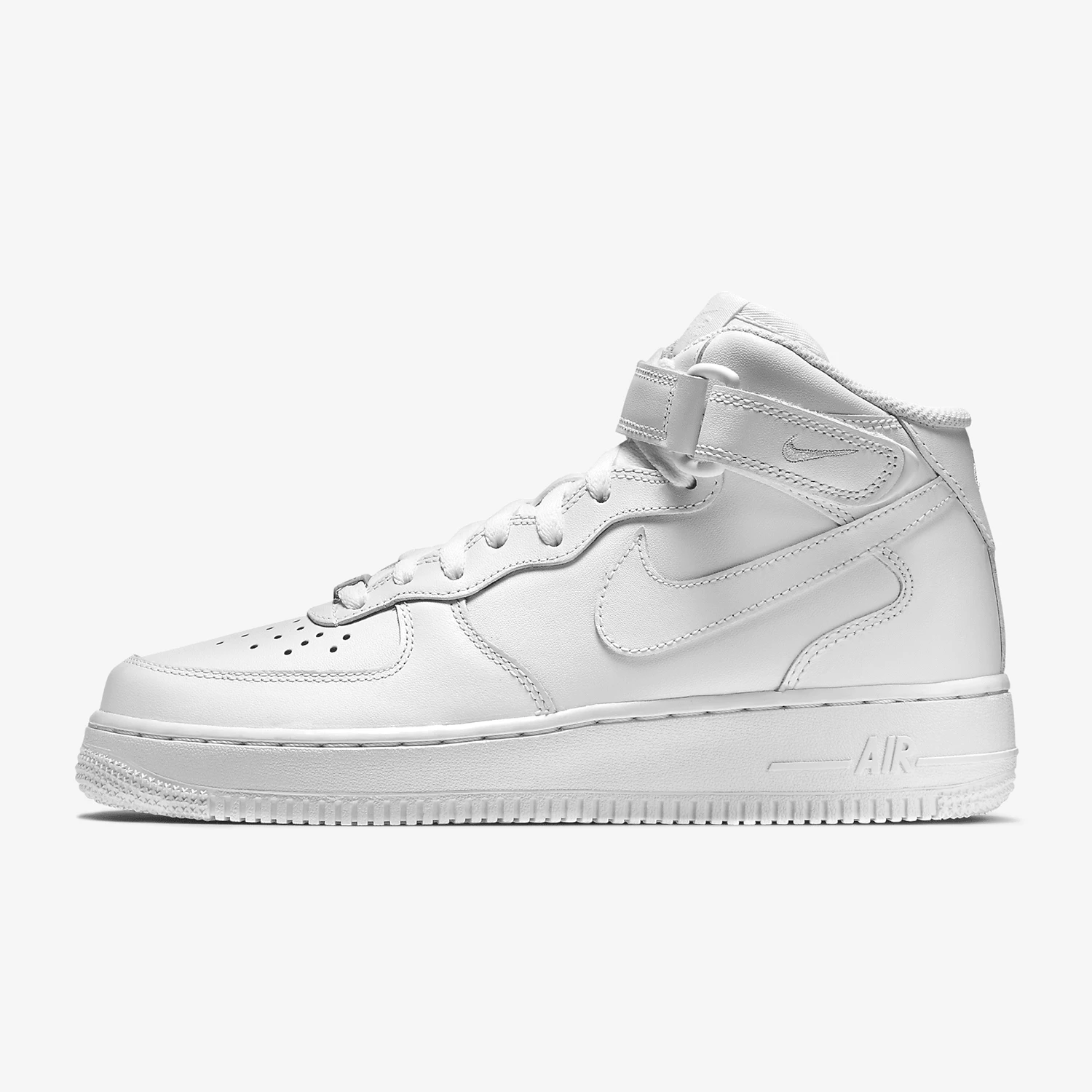 Nike Authentic AIR FORCE 1 Air Force One Women's High-Top Casual Sports Sneakers 366731-100