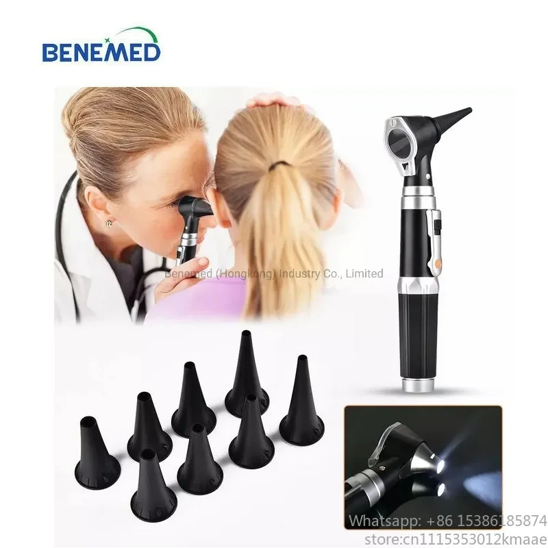 Vequyn Professional Fiber Optic Endoscopic Otoscope Diagnostic Kit