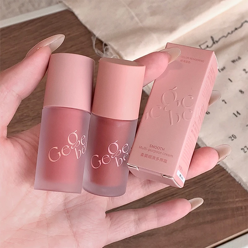 Gegebear-柔らかく滑らかなミスト,いくつかのクリーム,拡張するチーク,アイシャドウ,色あせない,ヌード,マット,ベルベット,唇の釉薬