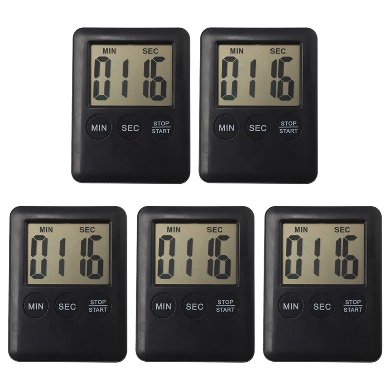 N96R 5X Kitchen Timer, Timer With Egg And Magnet