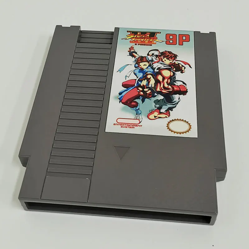 US Version streetfighter3-9P Game Cartridge For NES Console 72 Pins 8 bit Single Card