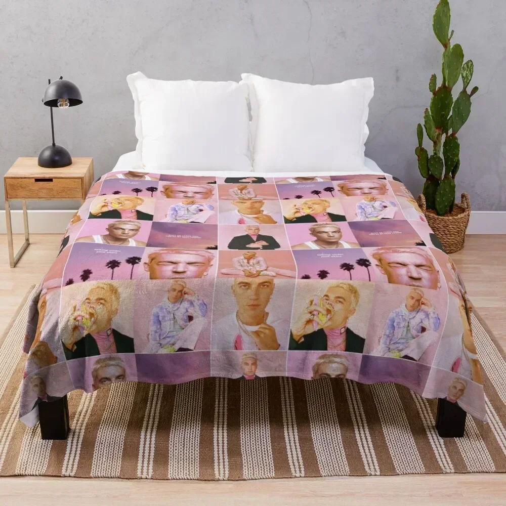 LANY Paul Klein Wonderland Pink Throw Blanket All Season Lightweight Soft Blanket for Bed