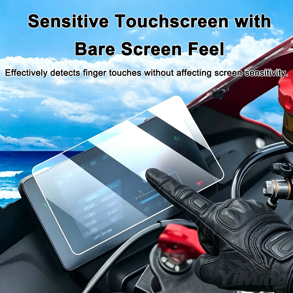 For Kovemoto 525X/525F Motorcycle Cluster Scratch Protection Film 32RR 800x Instrument Panel Tempered Glass Screen Protector