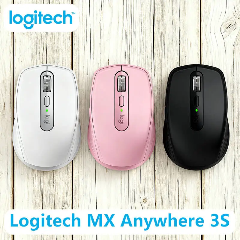 

Logitech MX Anywhere 3S Ergonomic Mouse - Wireless, Darkfield Sensor, 8000 DPI, MagSpeed, 10m Range, Logi Bolt, Windows