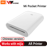 Chinese Version Xiaomi Mi Portable Pocket Photo Printer Mini AR Printer 300dpi Bluetooth-compatible DIY Share Smart Mobile