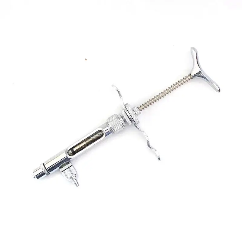 

1ML Wanjiayuan Hongqi B-type Adjustable Continuous Syringe for Chicken, Fish, and Shrimp Vaccine Injection Syringe