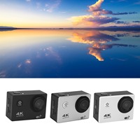 WiFi Action Camera Action Camera 4K HD 98.4ft Waterproof 2.0 Inch Screen WiFi Underwater Sports Camera for Outdoor Diving Helmet