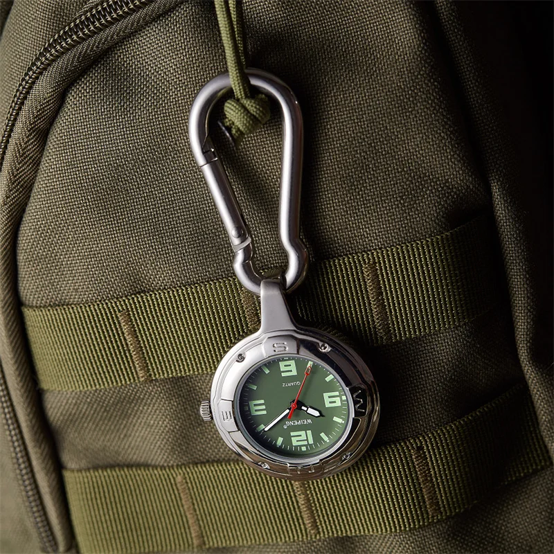 Модные ночные часы для отдыха, походные часы, простые мужские подвесные часы в стиле ретро, альпинизм, туризм, спортивные кварцевые водонепроницаемые часы