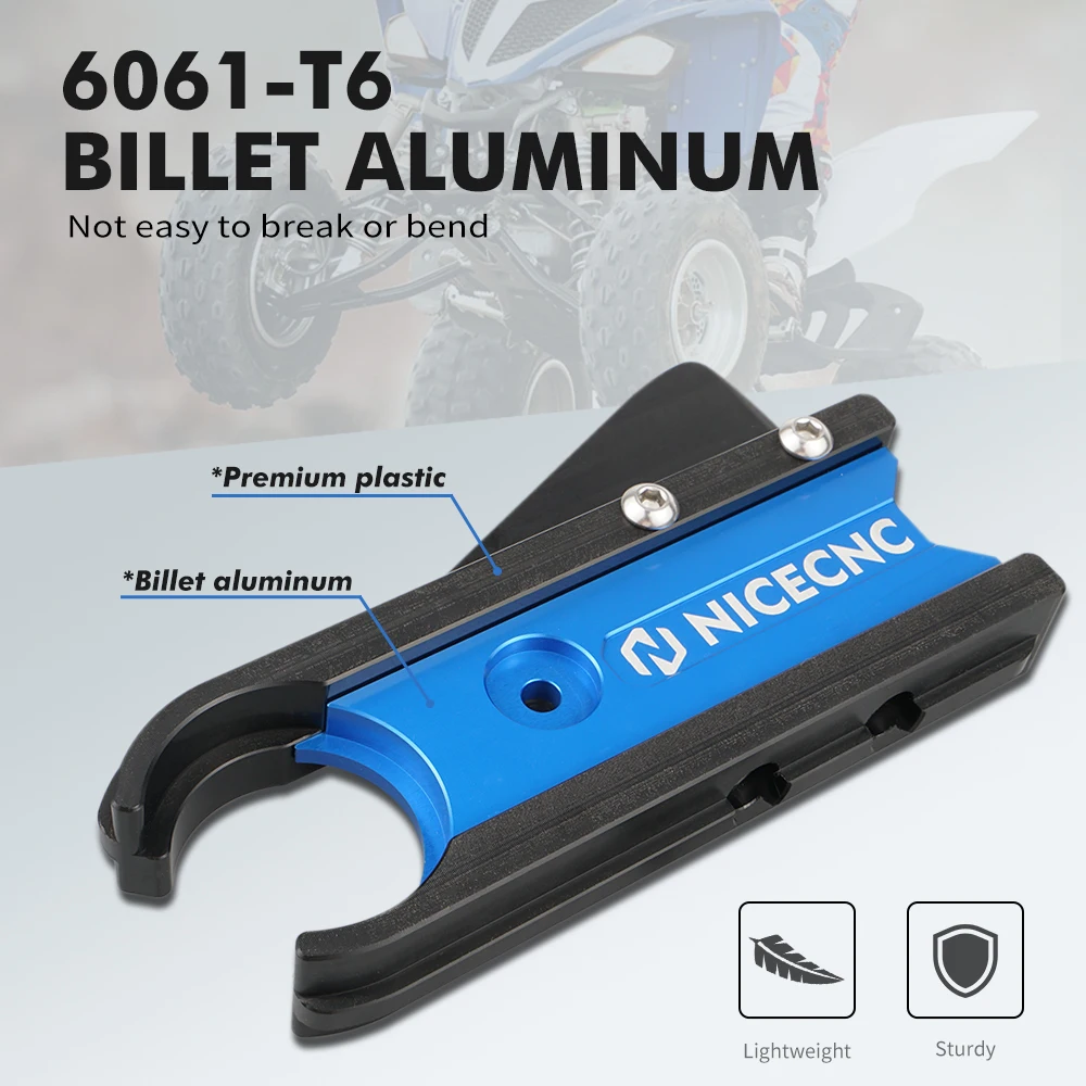 NICECNC Kettenführungsschutz für YAMAHA YFZ450R 2009-2020 ATV, Aluminium-Zubehör zur Vermeidung von Verzahnungen – Detail 5