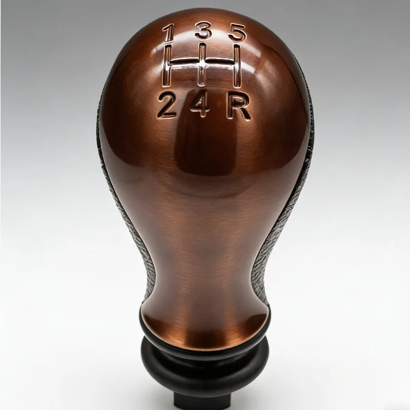 

5-speed Suitable for Peugeot Citroen C5 Logo Gear Shift Handball Wood Grain Gear Head Interior Accessories