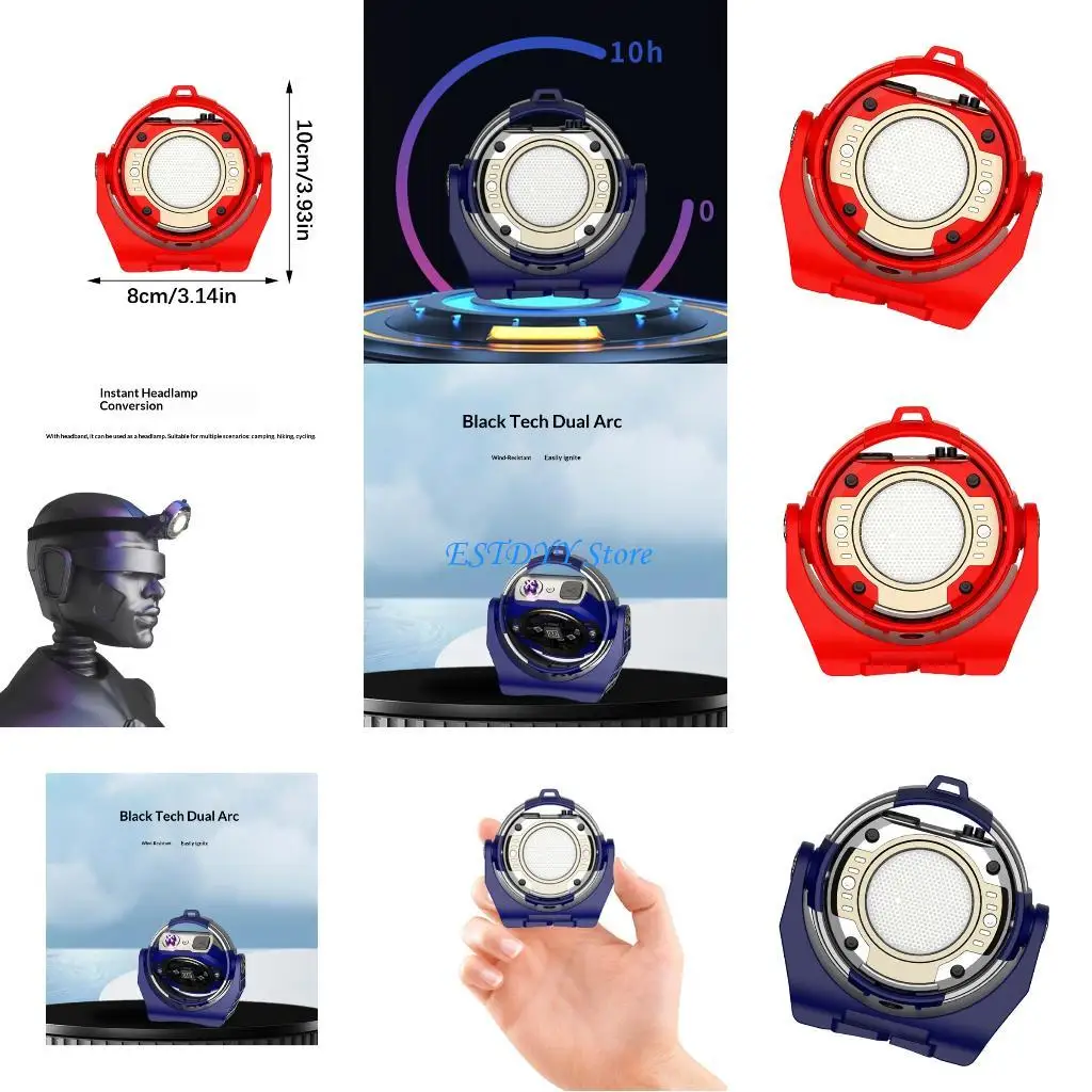 

G6DE Long Battery Lifes Rechargeable Work Light for Automotive Repair Outdoor Sport