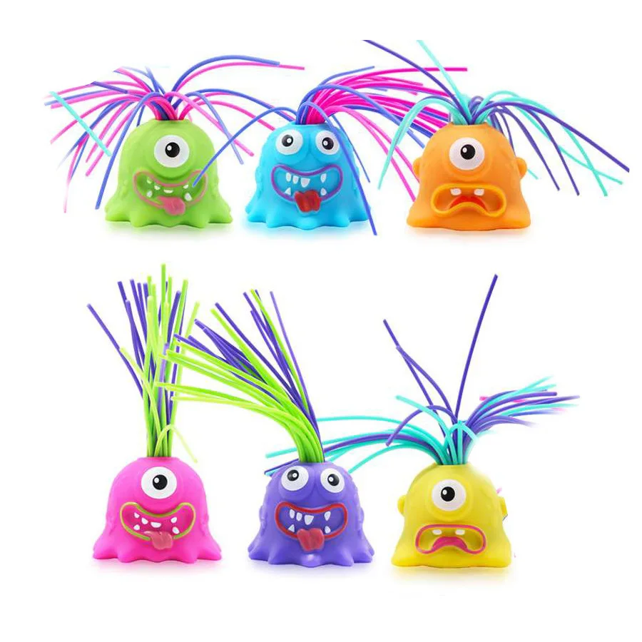 Internet celebrity toy pull hair will be called decompression monster freak decompression pull hair toy decompression artifact
