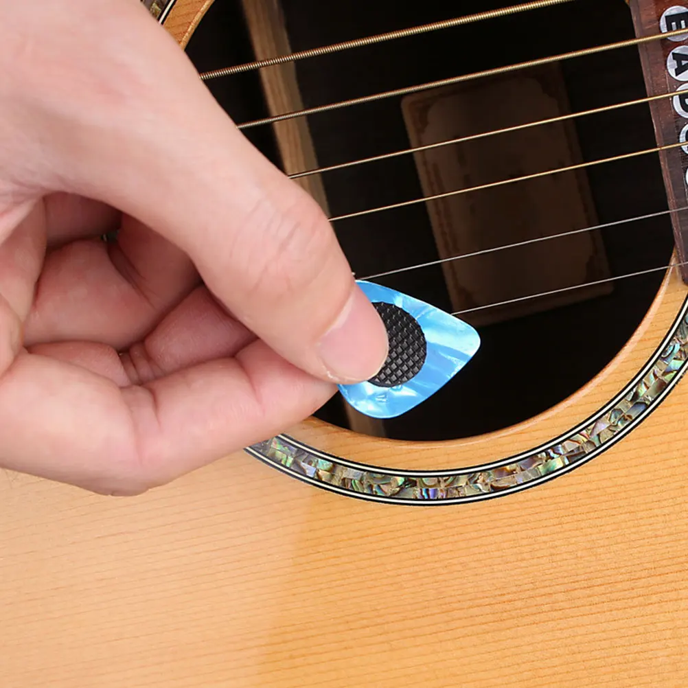 

Grip for Guitar Pick Rubber Pad for Guitar Pick Guitar Pick Accessory Guitar Supplies Practical Guitar Pick Grip