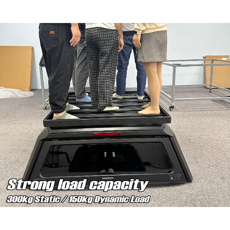 Hot selling 4X4 Aluminum Alloy Waterproof Locking Tailbox Sports Truck Hardtop with No-Drill Installation