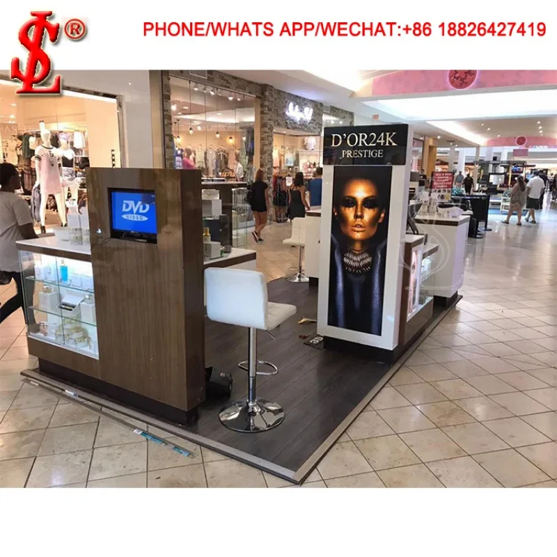 custom.Cosmetic Skin Care Mall Kiosk Ideas Unique Perfume Kiosk Design Makeup Kiosk Cosmetic Display