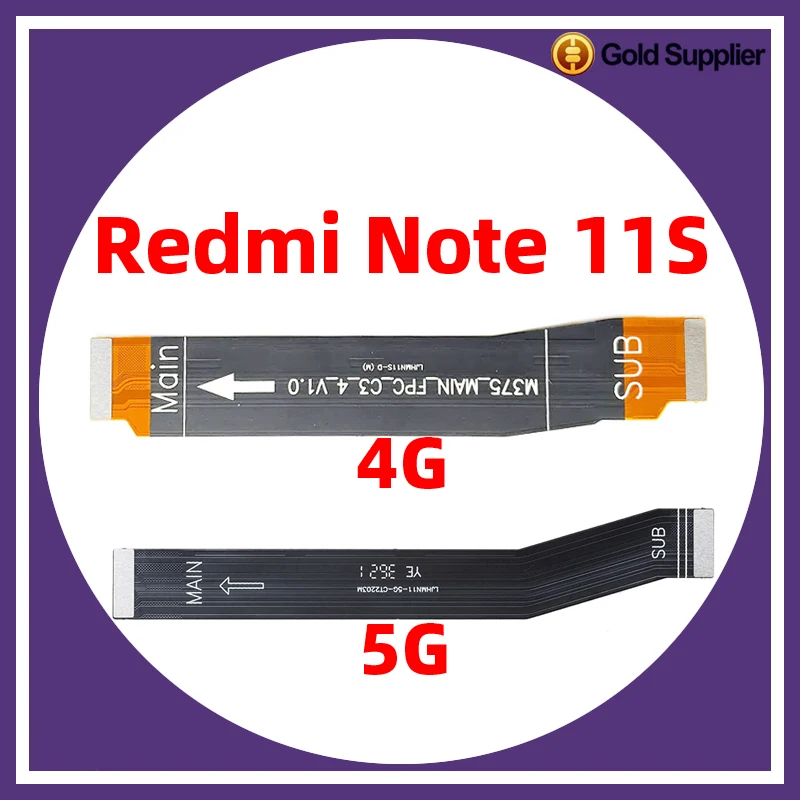 For Xiaomi Redmi Note 11S 5G 4G Main Board Motherboard Mainboard Connector Flex Cable Replacement