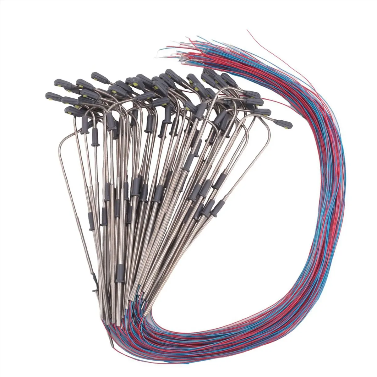 50 قطعة 1:150 نموذج ضوء الشارع قطار السكك الحديدية مصباح LED حديقة مصابيح إضاءة للمناظر الطبيعية في الهواء الطلق ساحة ضوء لعبة ذاتية الصنع