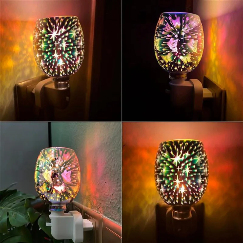 

ABUP-Electric Plug In LED Aroma Diffuser Lamps Wax Melt Oil Burner Wax Warmer