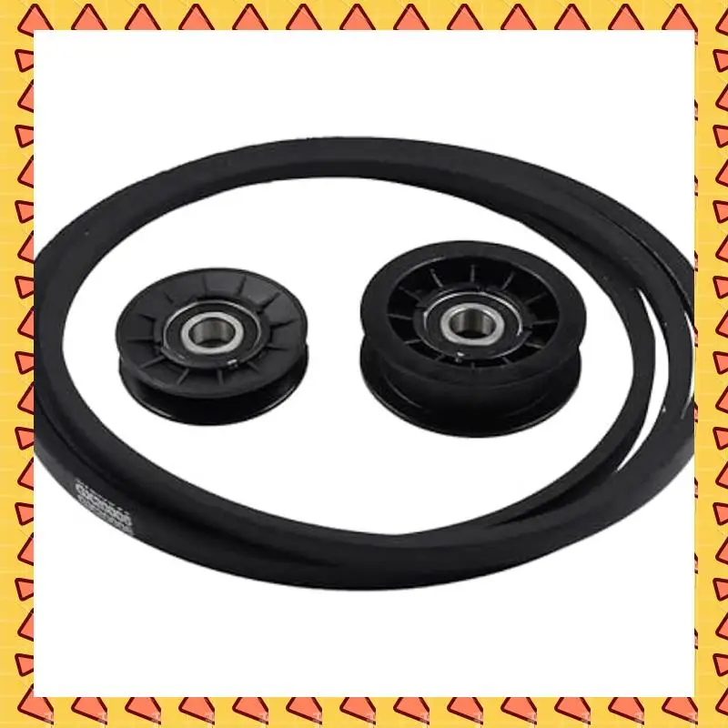 

A008 GX20286 GX20287 Flat Idler Pulley With Drive Belt GX20006 For Lawn Mower 1760097 280-143 690409MA 280-097 265-186
