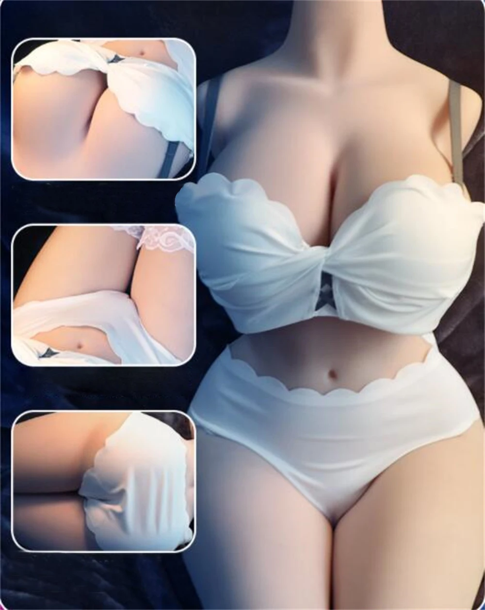 17KG Female Body TPE Love Doll Toy For Adults Men Pleasure Half Body Sex Torso Realistic Sexy Vagina Big Breast Butt Masturbator