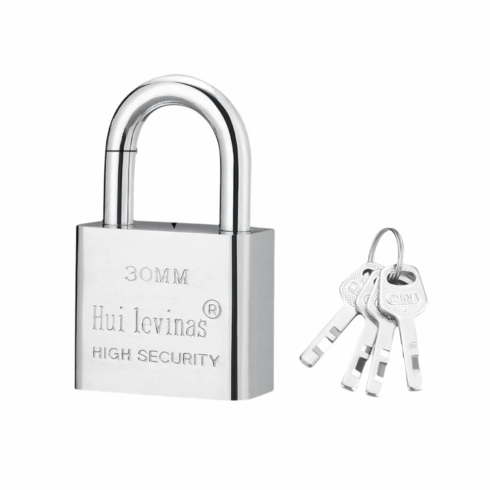 Small Lock Head Stainless Steel Padlock Waterproof Stainless Steel Anti-theft Lock Rust-proof Anti-theft Anti Rust Lock
